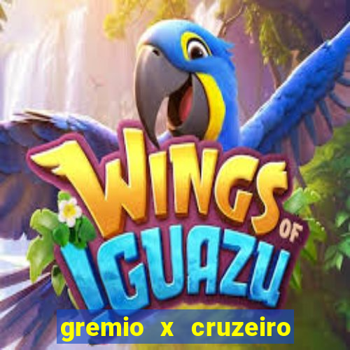 gremio x cruzeiro ao vivo hd